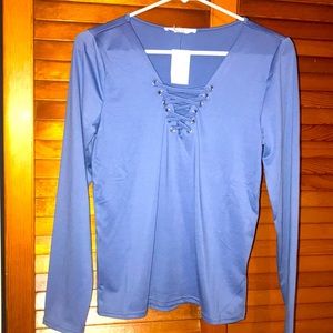 Miss Lili V Neck Top